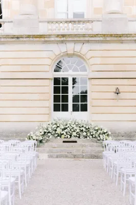 wedding ceremony in normandy