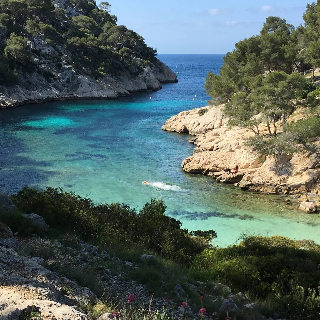 Explorez la beauté préservée de la Calanque de Port-Pin lors d'une visite en bateau avec L'Eden Boat. Une aventure inoubliable vous attend 