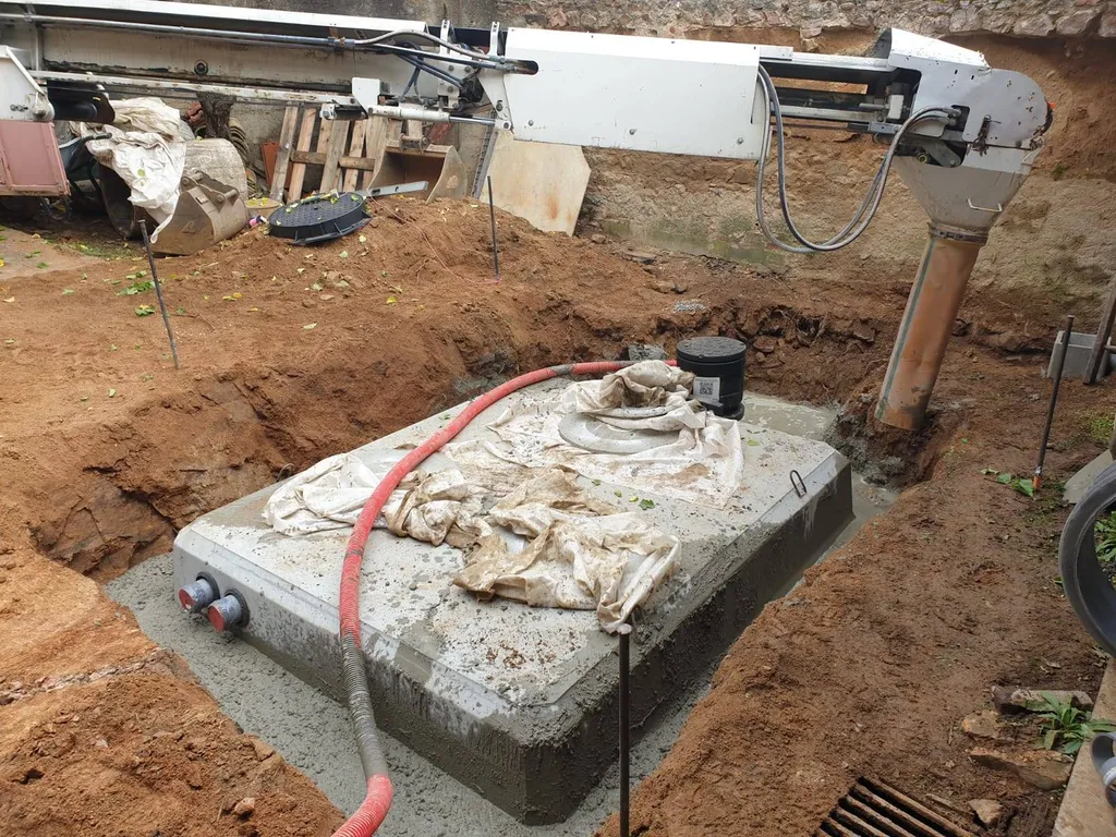 Rénovation d'assainissement individuel à Chiroubles près de Belleville en Beaujolais (69)