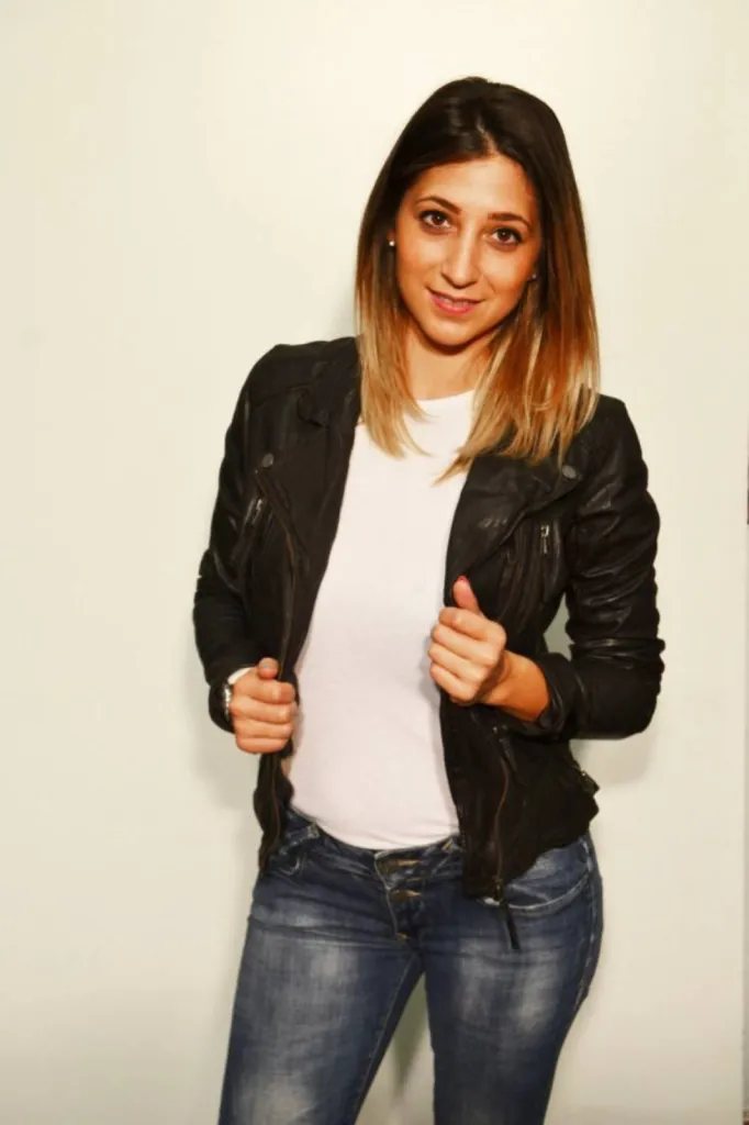 blouson cuir noir femme