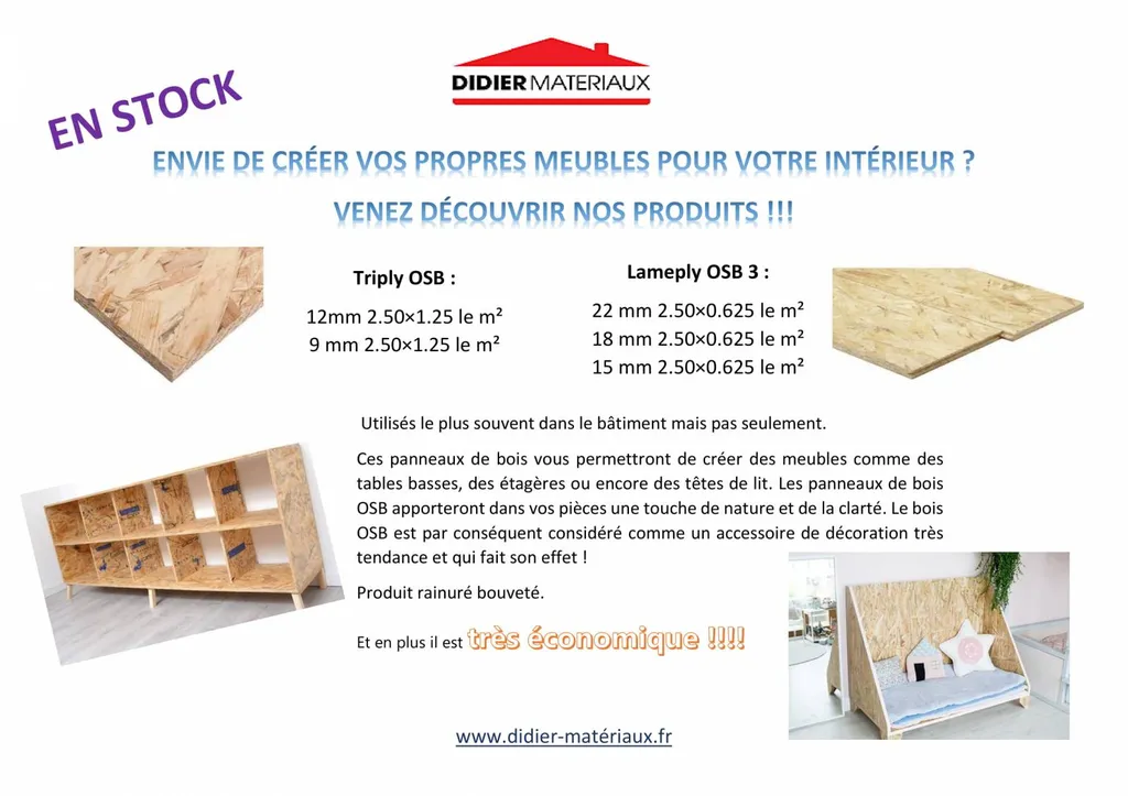 Comment créer des meubles avec des matériaux de récupération à St Jean en Royans?