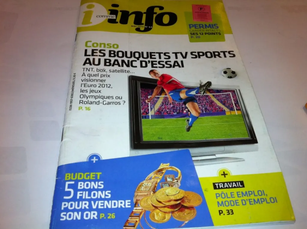 première page du journal i comme info