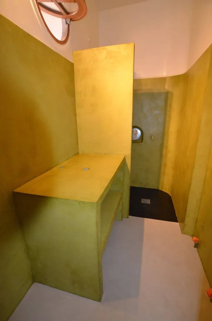 Sol en béton curé pour salle de bain aix en provence