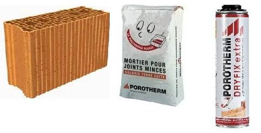 Brique rouge monomur exterieur à st Jean en royans