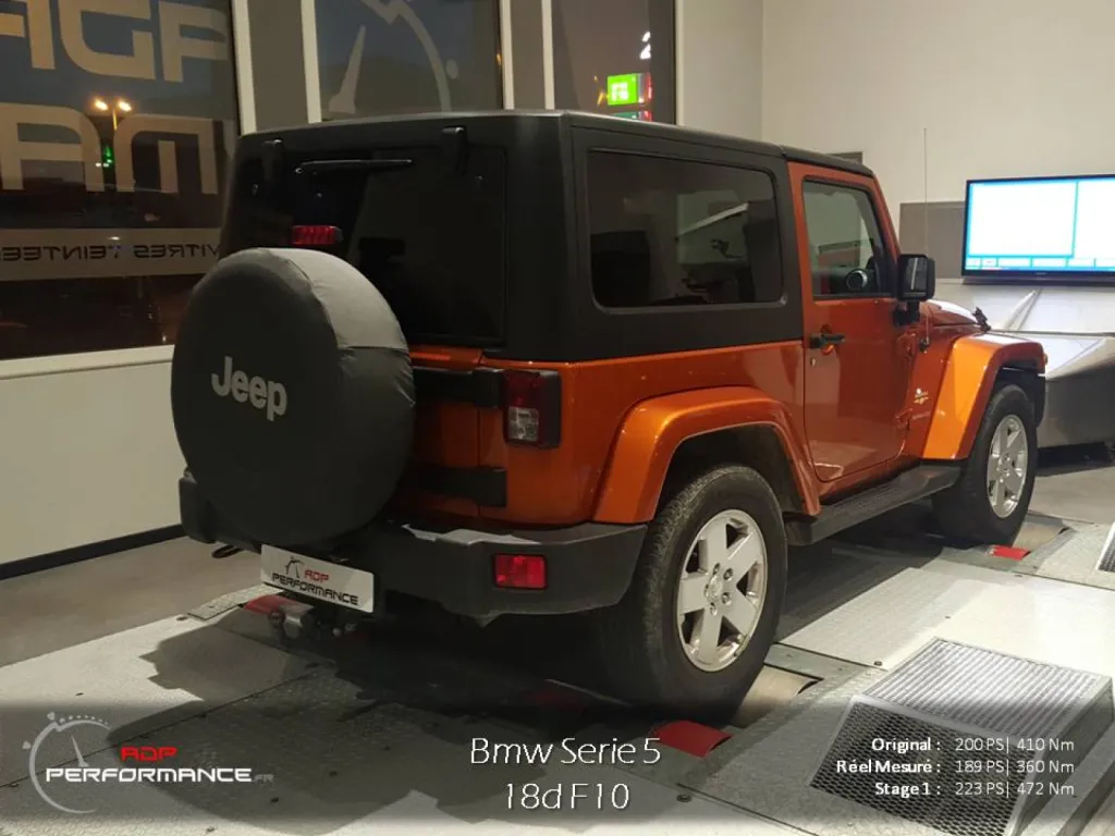 Optimisation moteur Jeep Wrangler