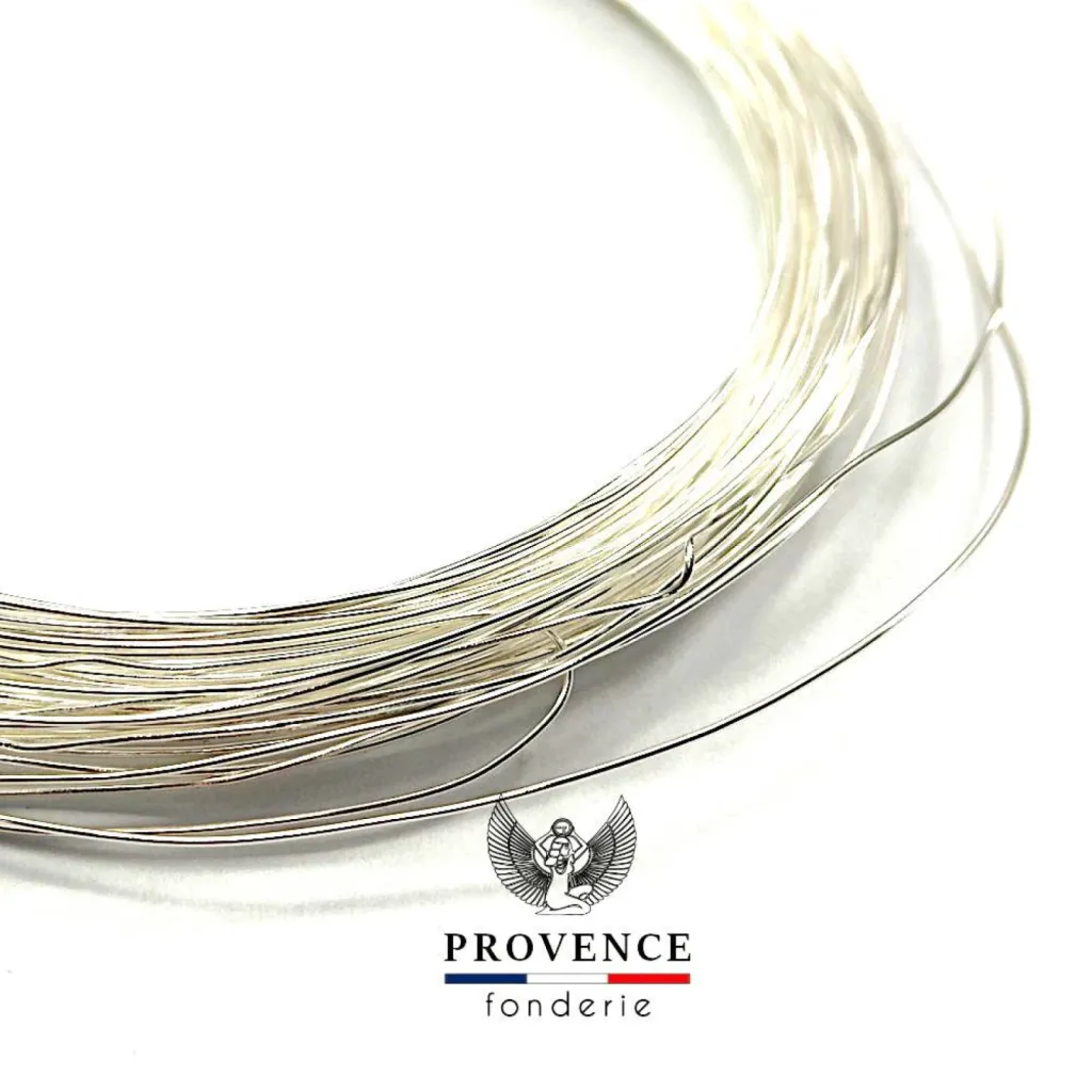 Fil laiton pour le montage de bijoux fantaisie plaqué or ou plaqué argent