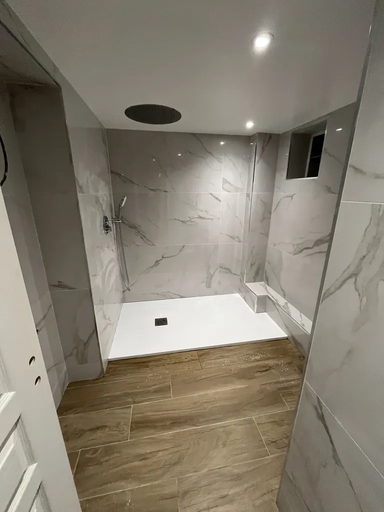 Création de douche a l'italienne à chatou dans les yvelines 