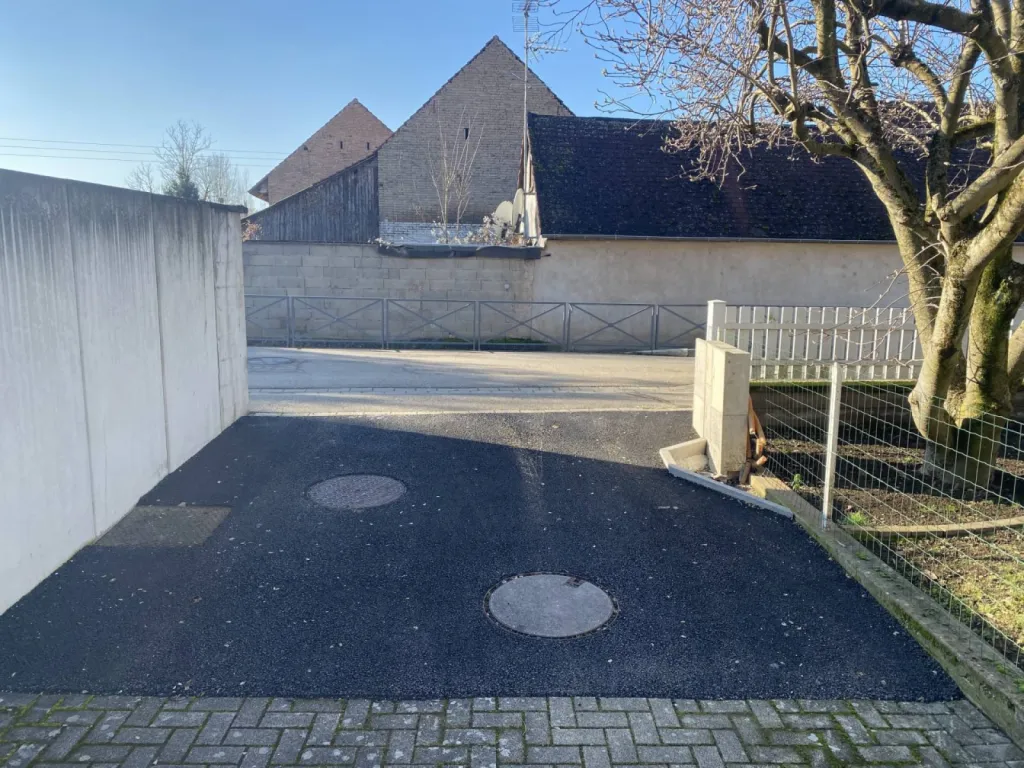 Rénovation d'enrobé à Oberschaeffolsheim, près de Strasbourg