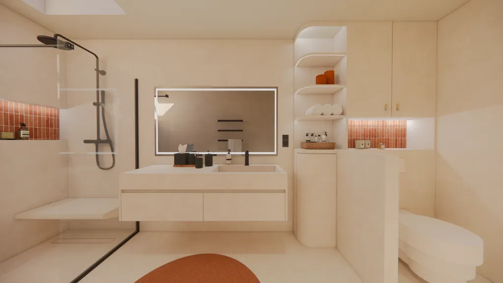 L'échoppe Bordelaise - espace salle d'eau