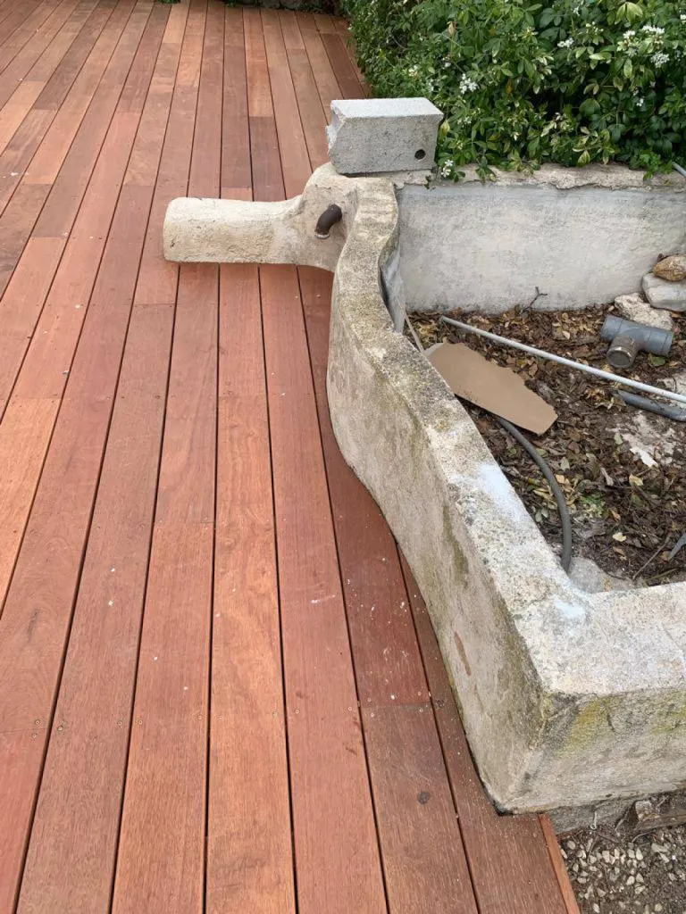 Terrass Merbau Lourmarin 5