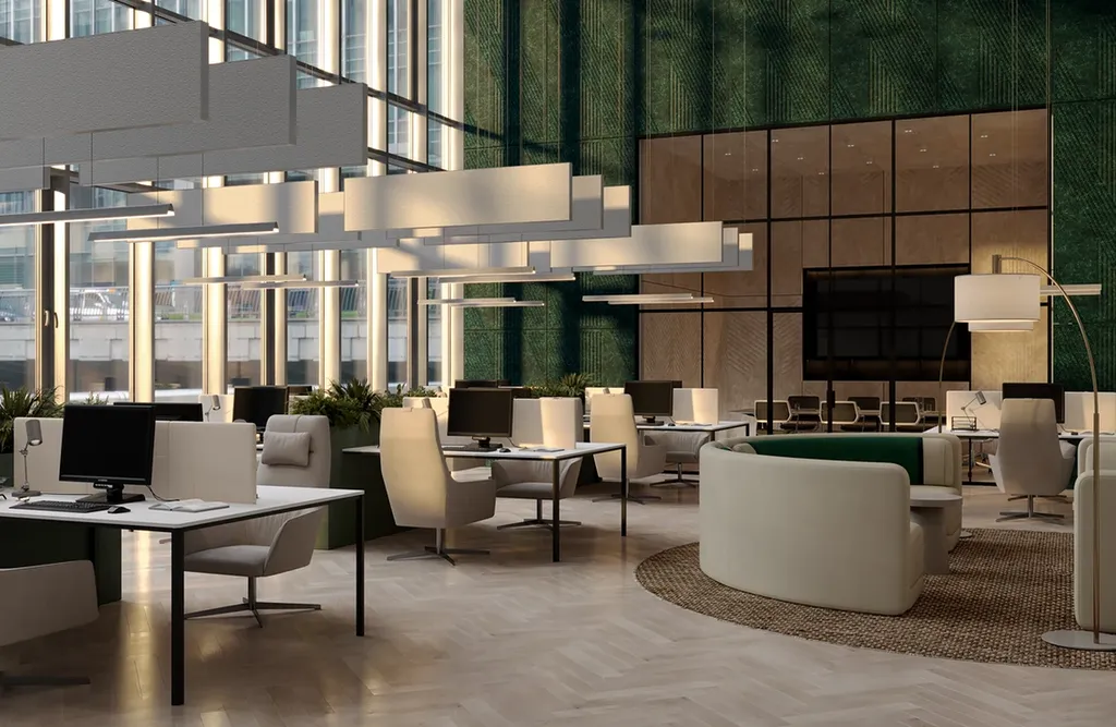 Des solutions acoustiques performantes dans un  open-space à Avignon