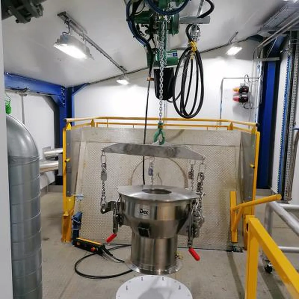 Palan pneumatique à chaîne palonnier de levage spécifique en inox élingues chaînes inox à Lyon dans le Rhône
