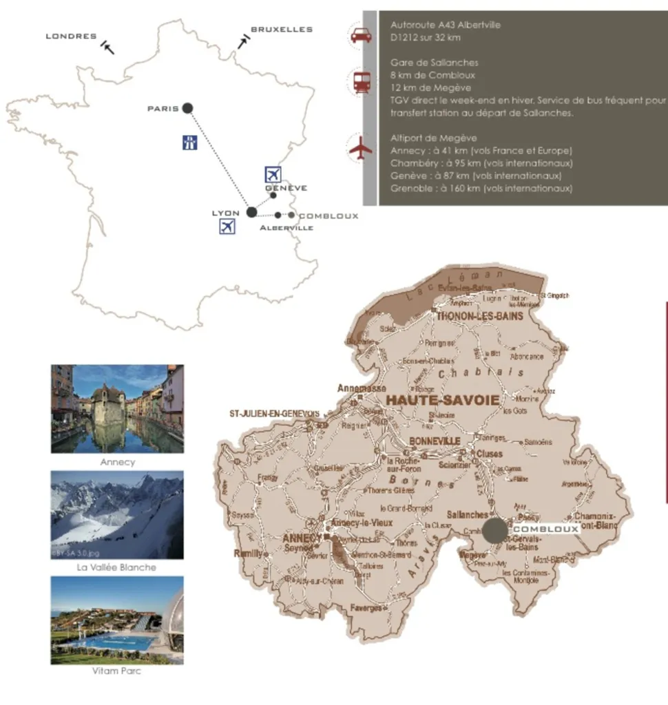 carte itinéraire combloux