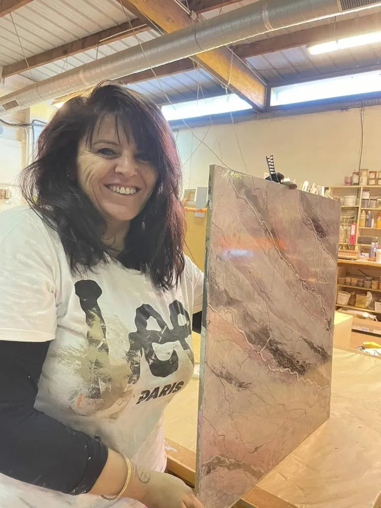 Réalisation d'un Stuc Marbre