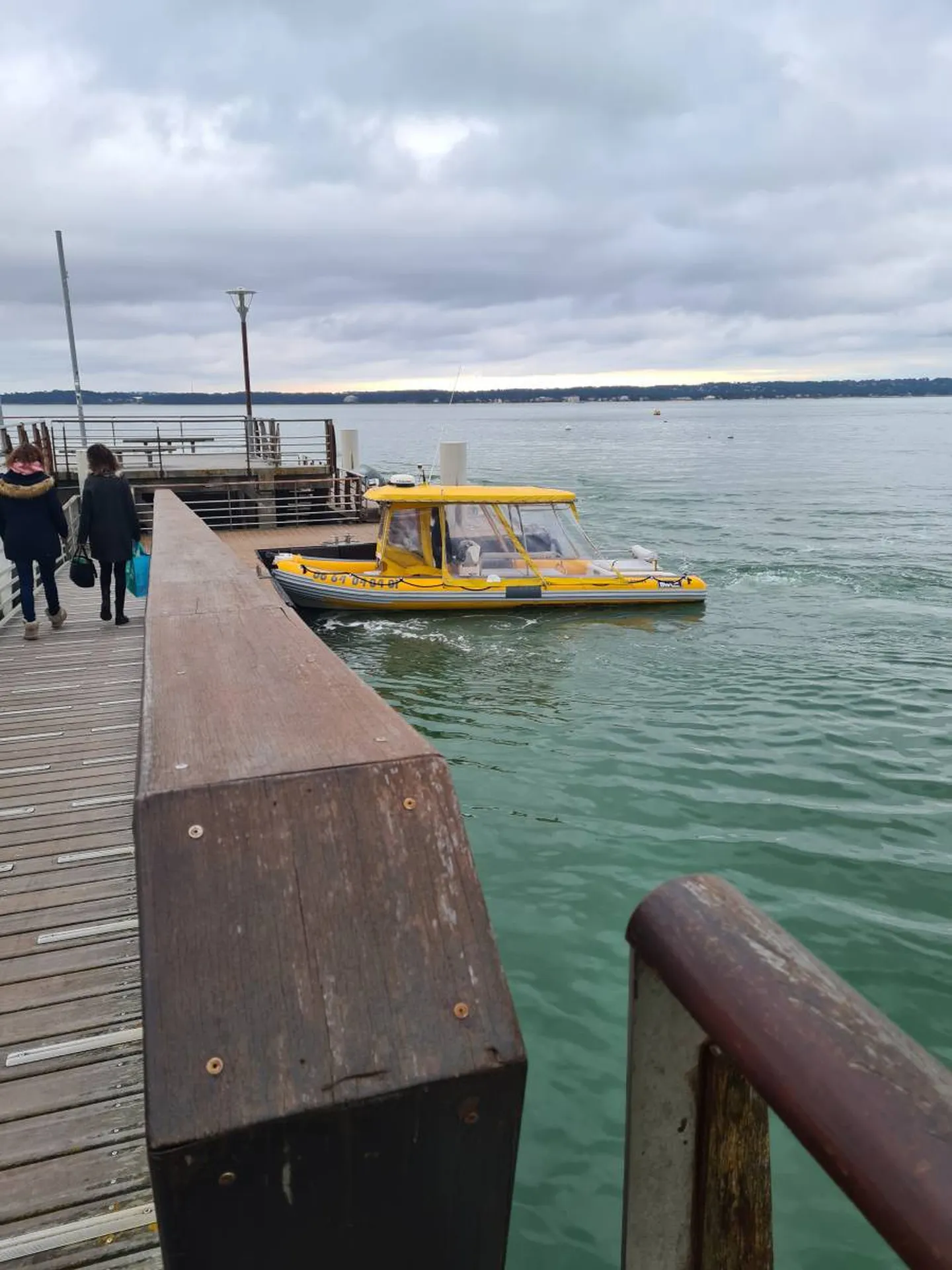 Traversée en bateau taxi jetée de Bélisaire - cap ferret 