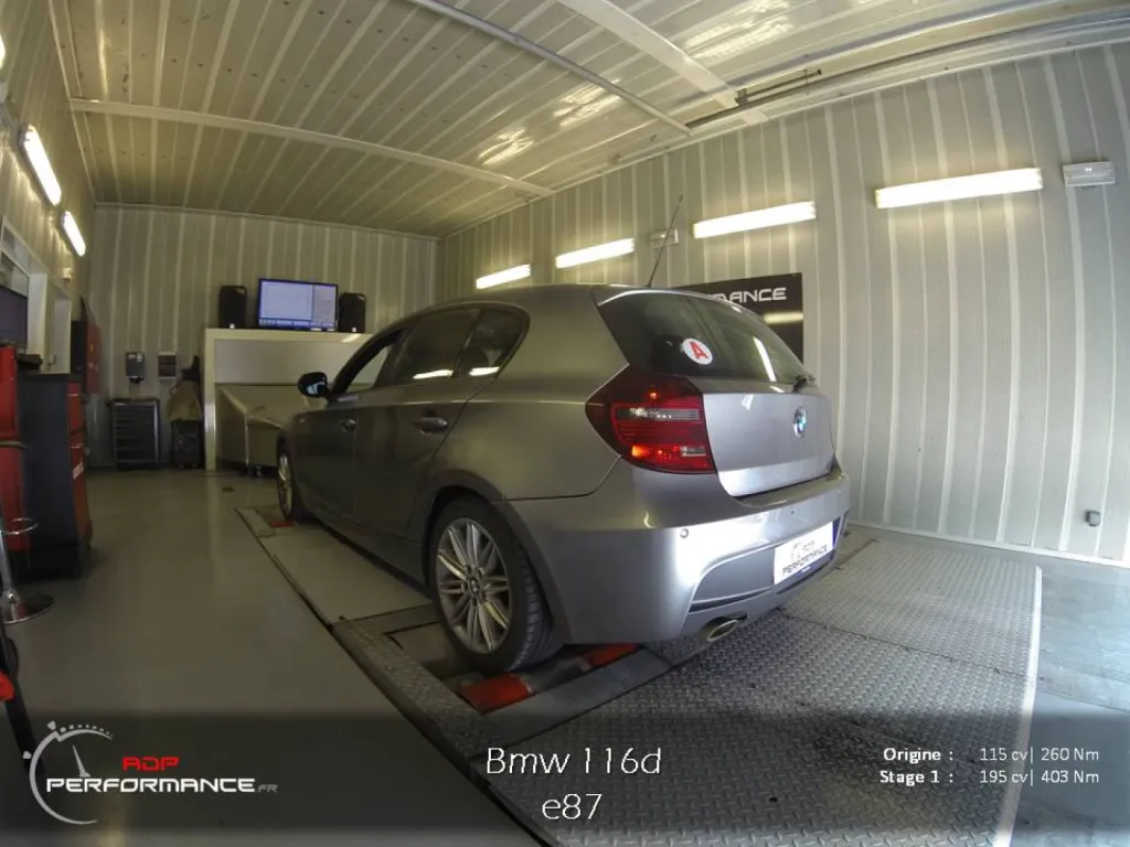 Reprogrammation moteur Bmw 116d