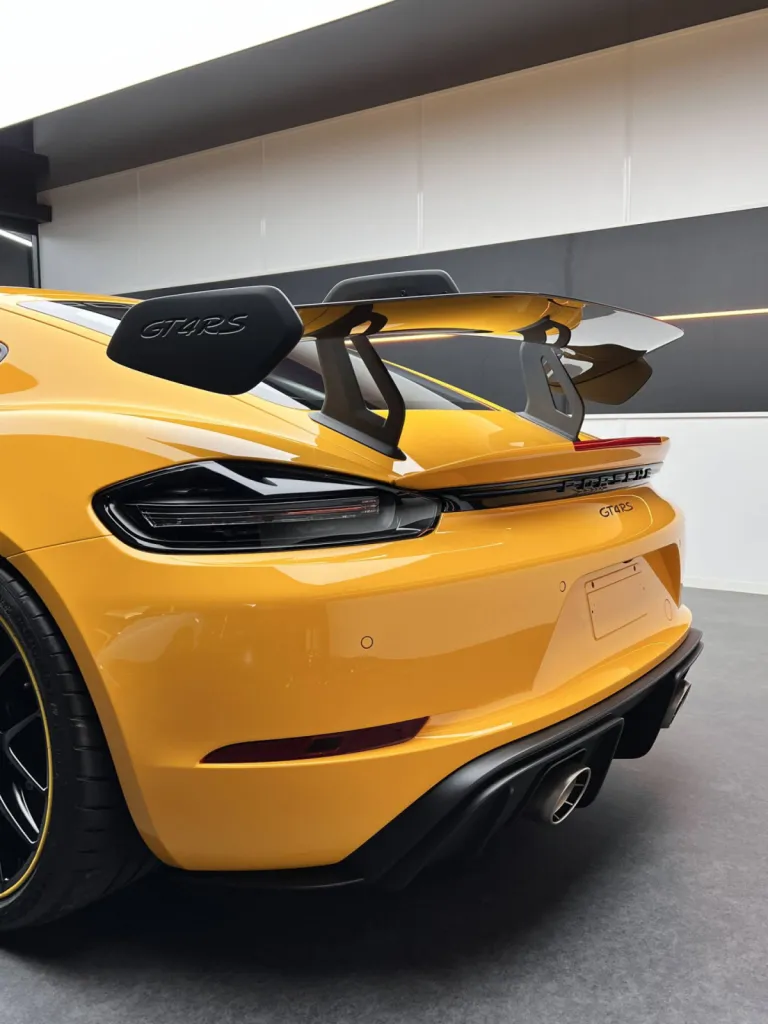 PORSCHE GT4RS SIGNAL YELLOW - PPF XPEL INTEGRAL - BRUXELLES