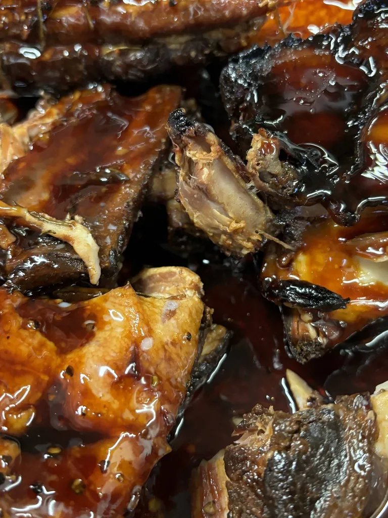 Travers de porc terminé