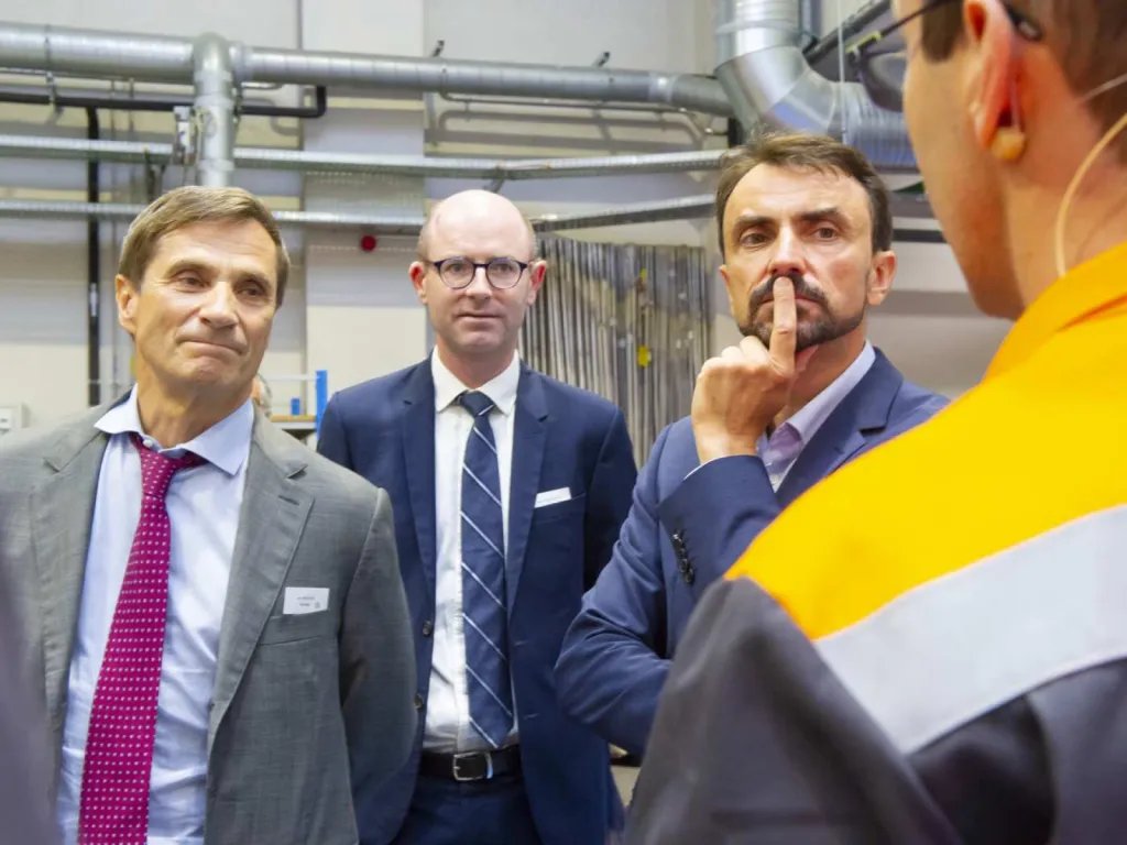 photographe reportage événementiel visite d'AmpaCity avec Grégory Doucet maire de Lyon