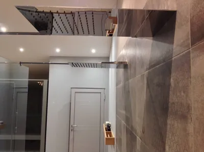 douche double avec pomme de tete mural lyon