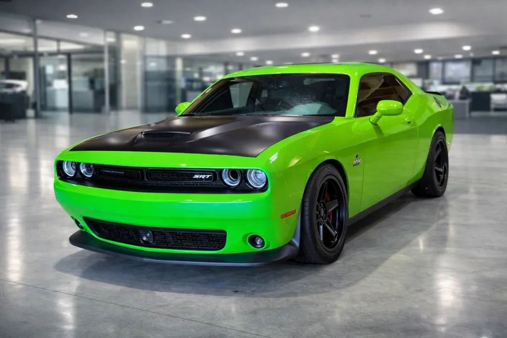 Dodge Challenger SRT vert muscle car import USA