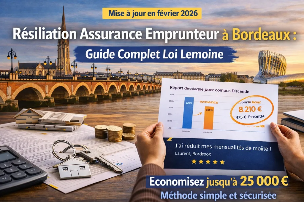 Résiliation d’assurance emprunteur à Bordeaux : guide complet Loi Lemoine