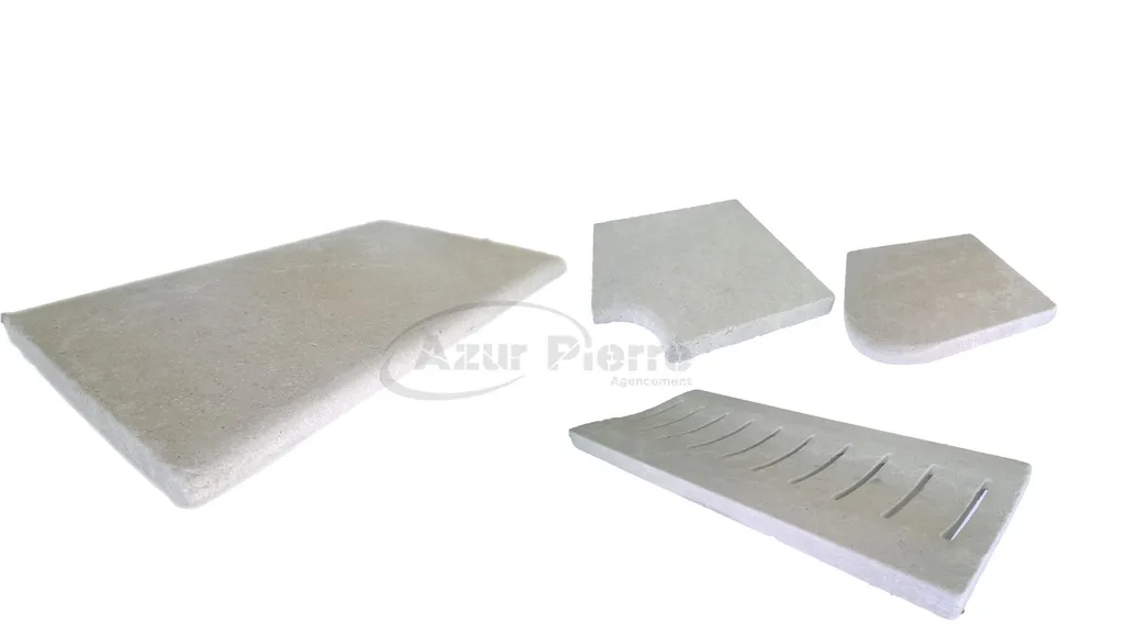 margelle piscine beige