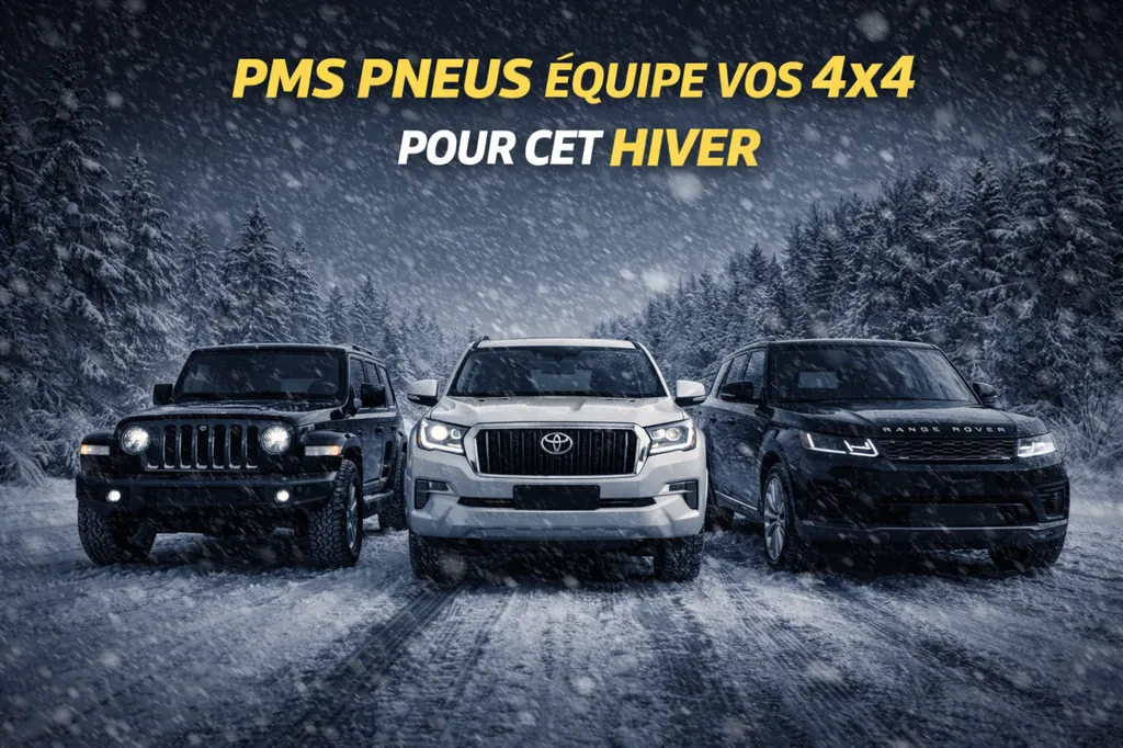 Pneus hiver 4x4 toyota, ford, range rover, jeep PMS PNEUS MONTPELLIER