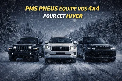 Pneus hiver 4x4 toyota, ford, range rover, jeep PMS PNEUS MONTPELLIER
