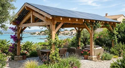  pergola en bois sur mesure  Sète