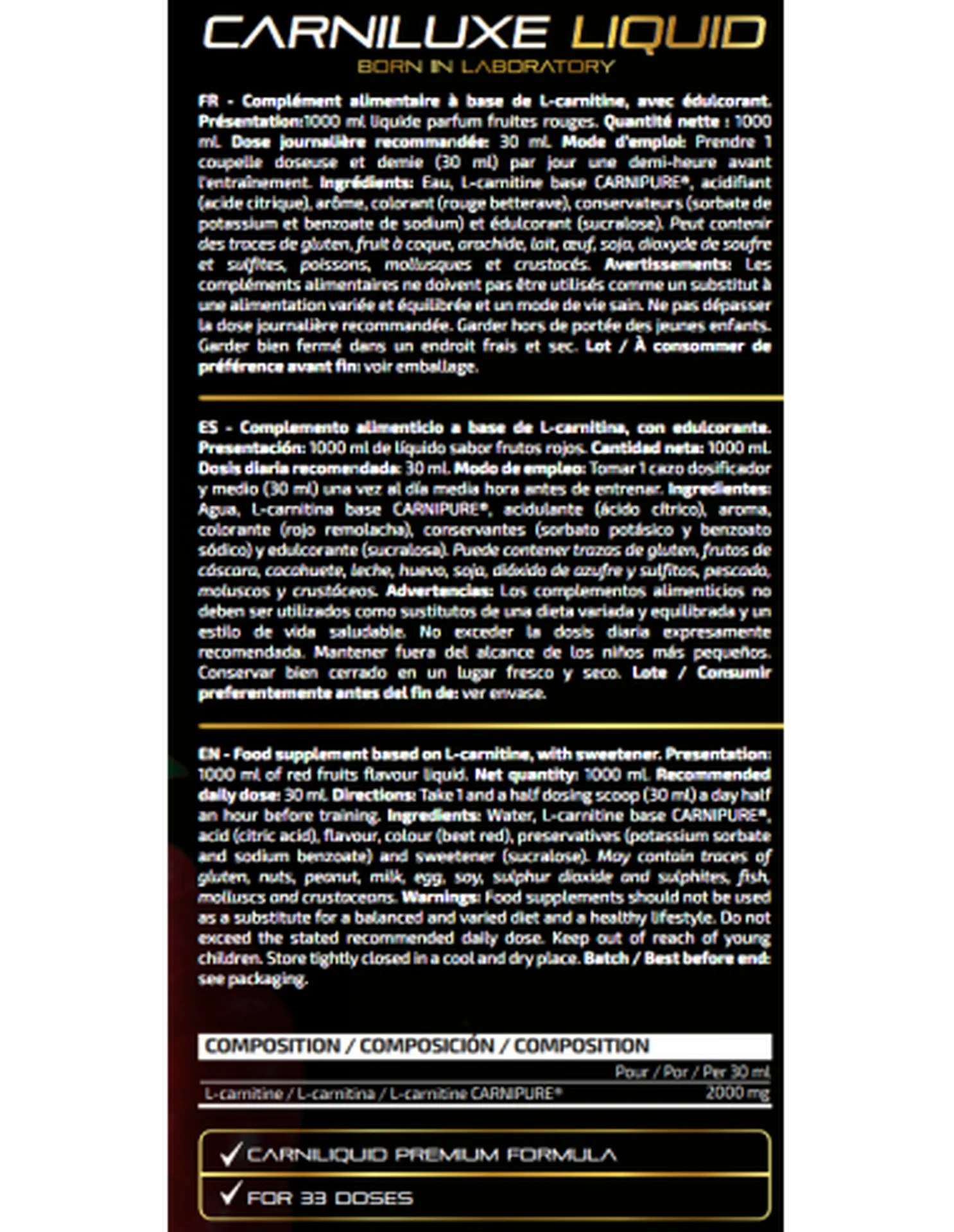 Disponible en parfum:  Framboise, Fruit rouge