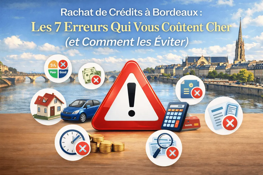 Rachat de Crédits à Bordeaux : Les 7 Erreurs Qui Vous Coûtent Cher (et Comment les Éviter)