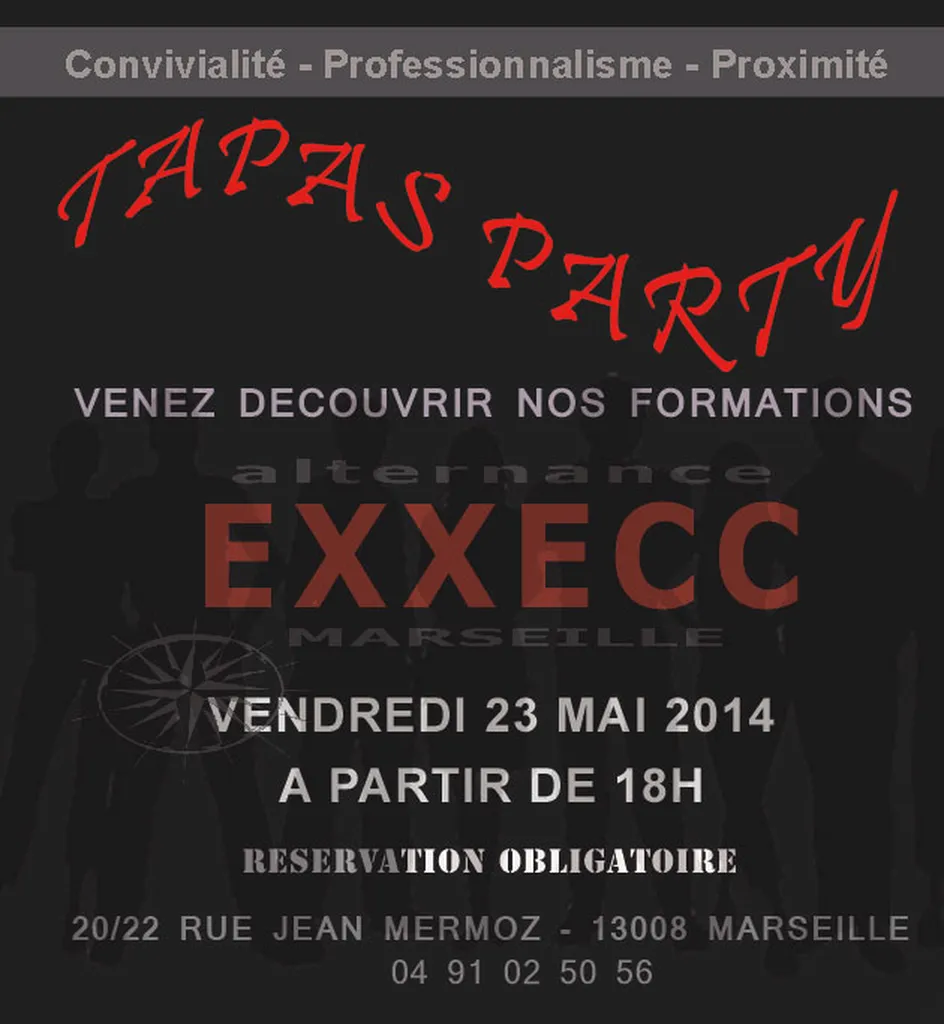 TAPAS PARTY - Vendredi 23 Mai 2014 à 18h