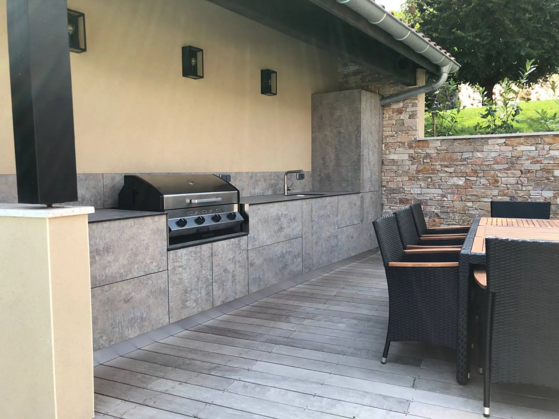 Installation d'une cuisine d’été à Toulouse en 2022