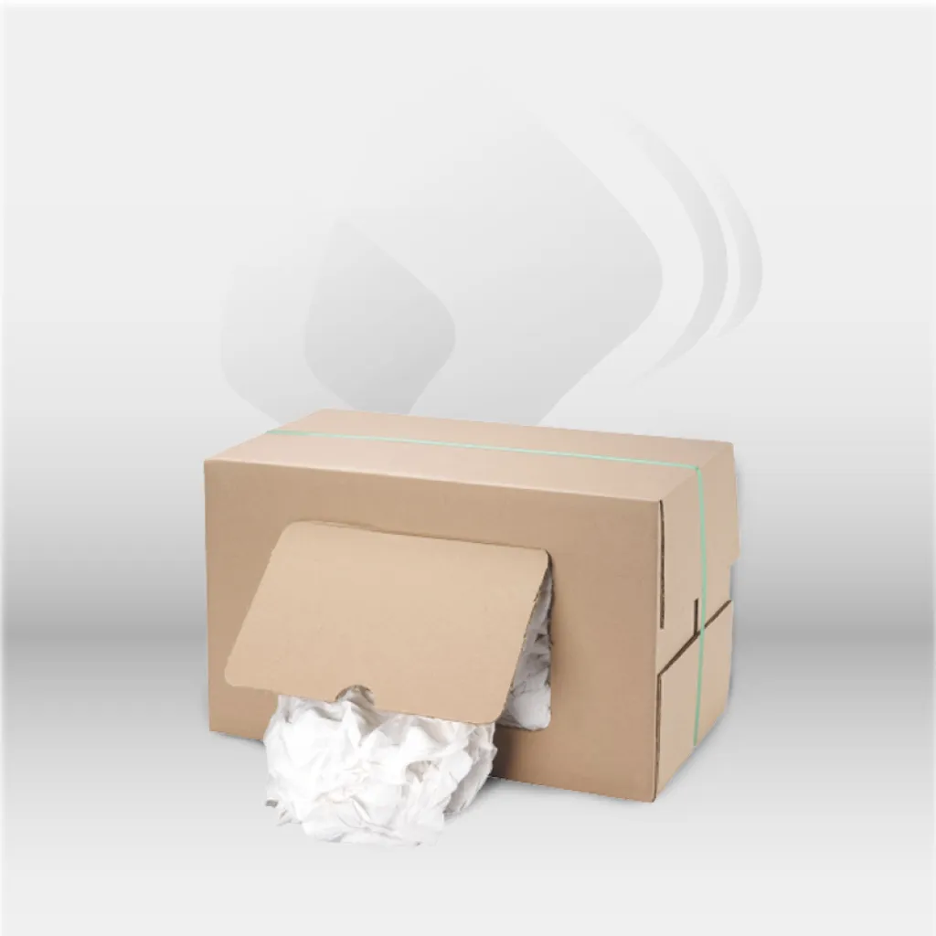 boite de 10kg de chiffons blancs lavables