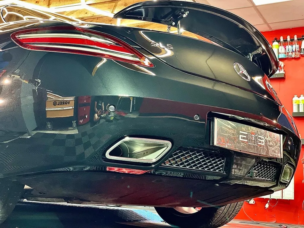 Protection PPF et traitement céramique Mercedes SLS AMG Lyon