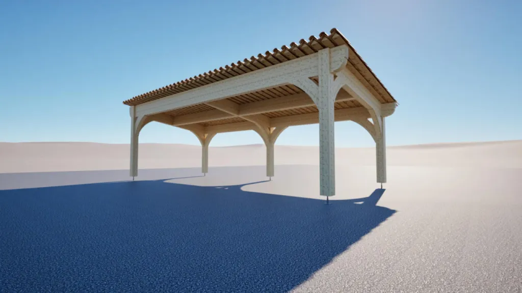 Abri en lamellé-collé : solidité, design et durabilité pour vos aménagements extérieurs