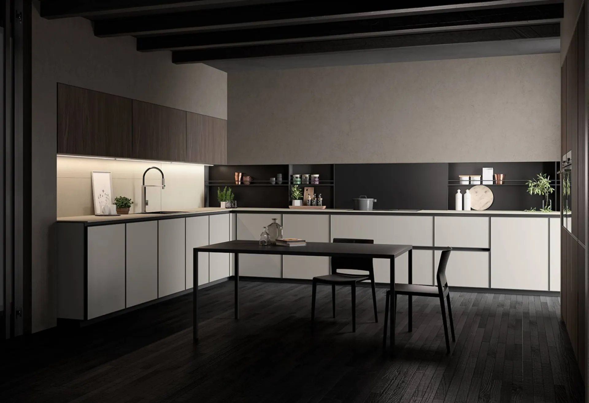 Estimation de tarif pose incluse d'une cuisine design sur mesure haut de gamme à Bandol dans le Var