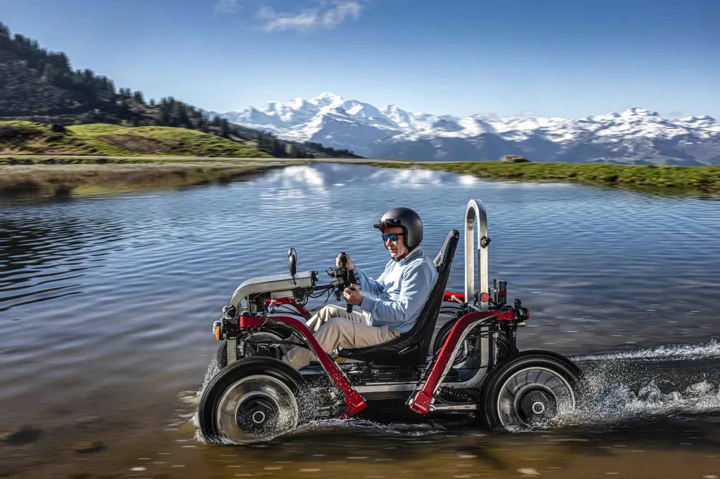 Swincar quad tout-terrain électrique au lac