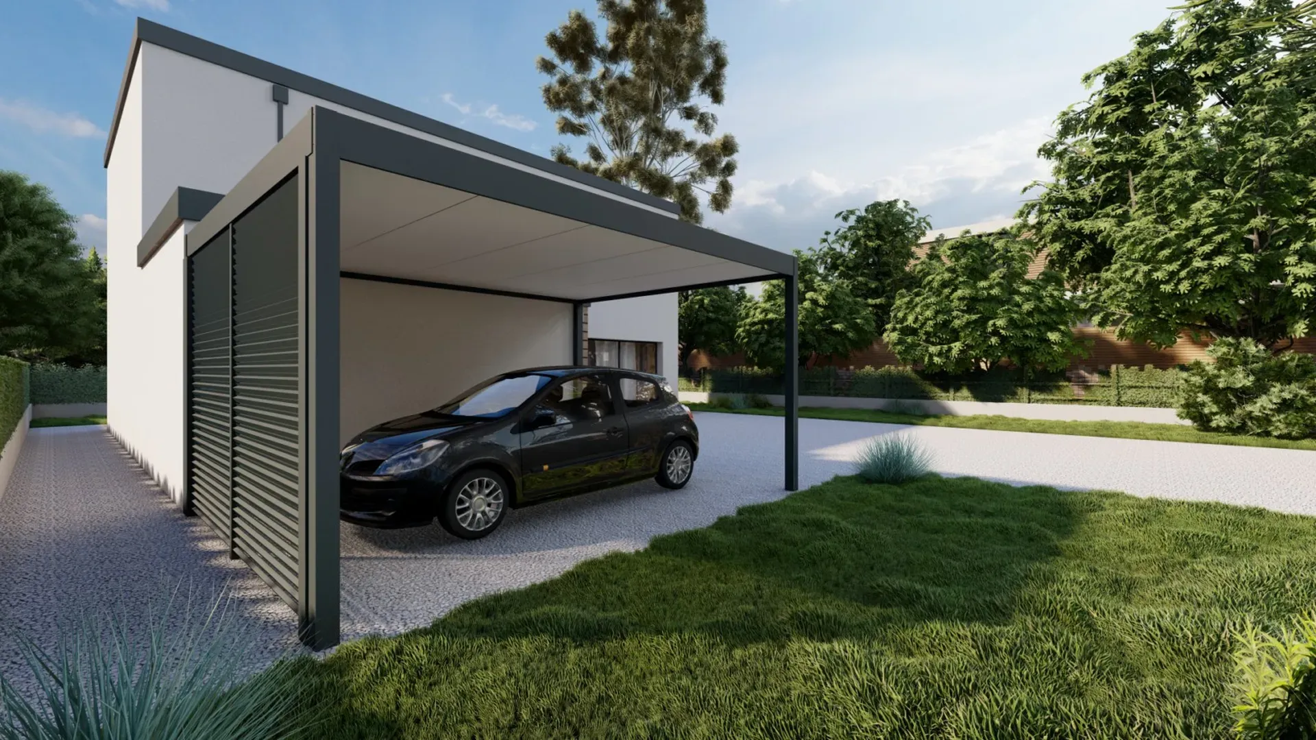 Carport aluminium à Sète