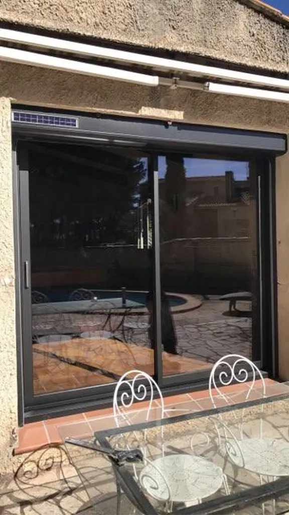 Baie coulissante aluminium