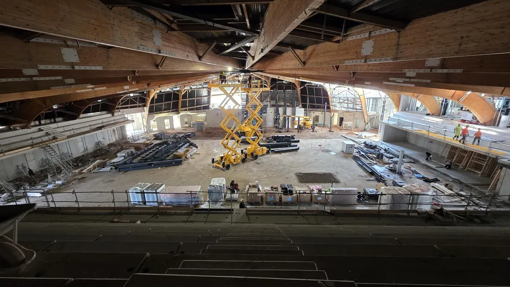 Montage du cube d'écran central