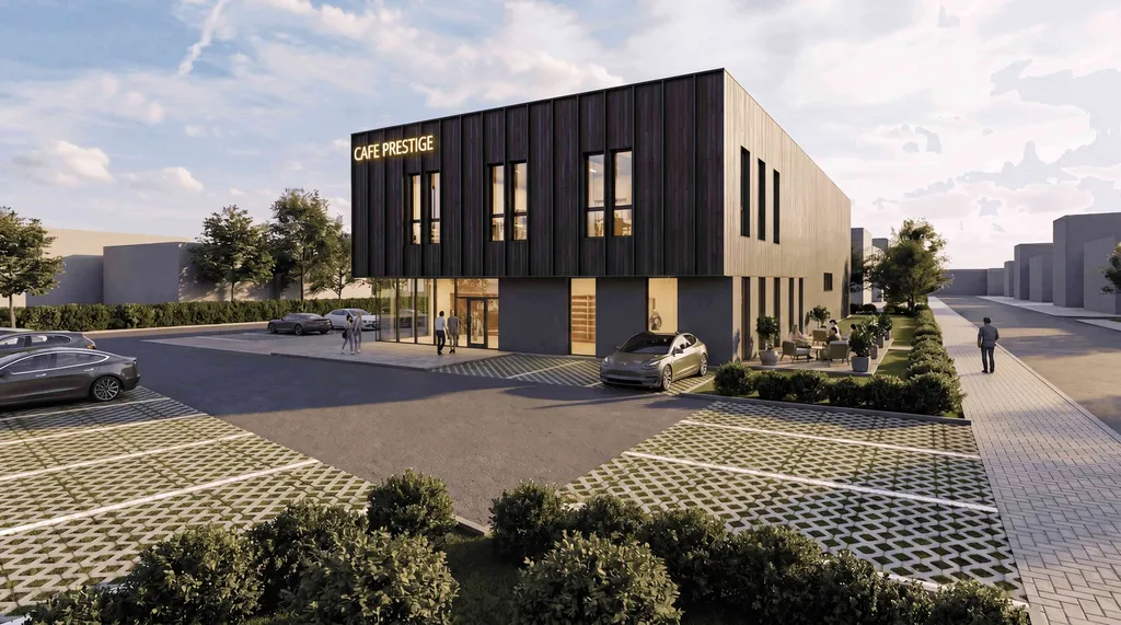 Construction d’un hall logistique, bureau, showroom et commerce - Turckheim