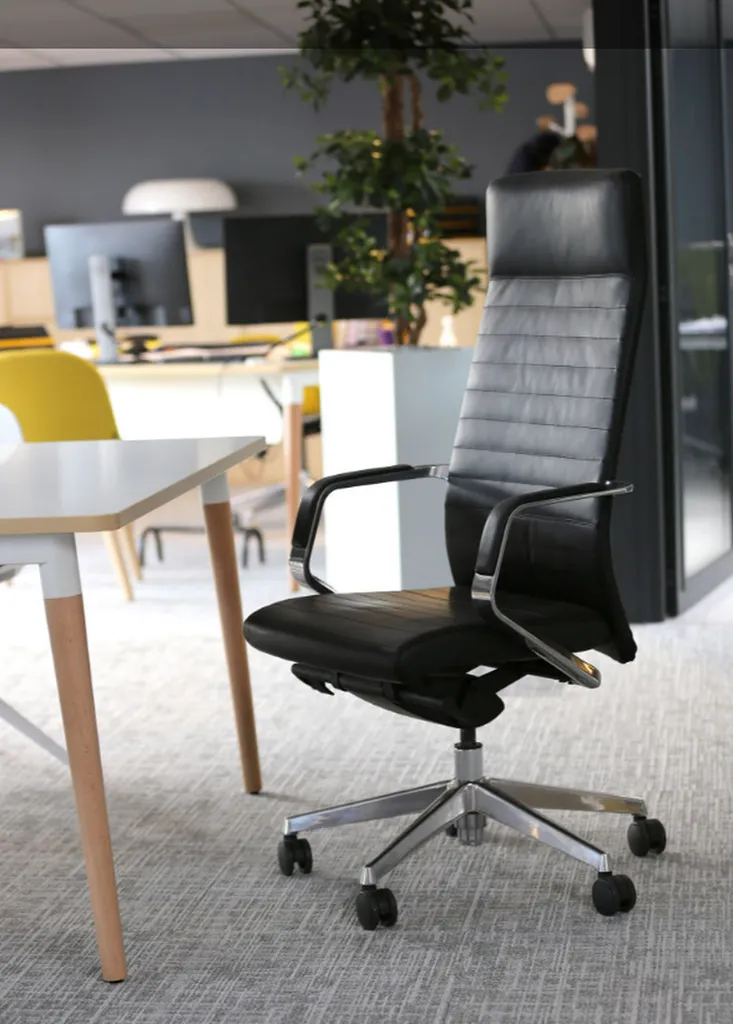 Fauteuil Direction Cuir Noir M Paul à Marseille