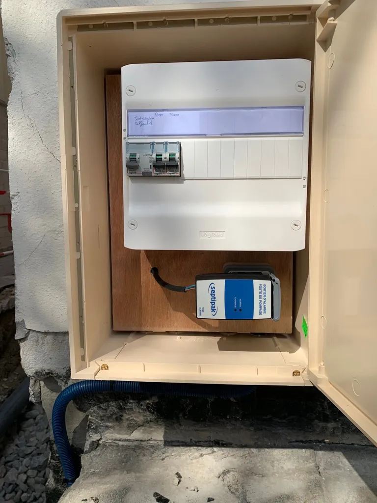 Installation électrique d’un système de pompe de relevage sur Marseille