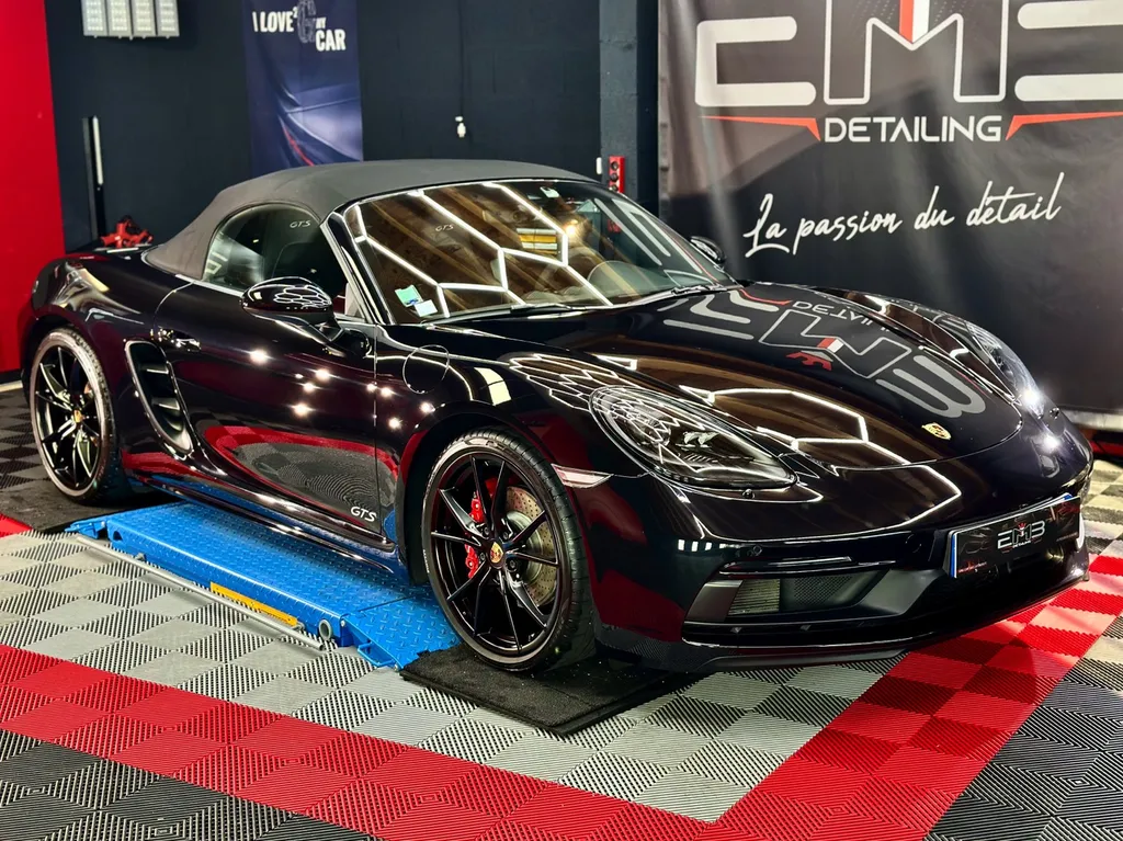 DETAILING Lyon protection carrosserie traitement céramique Porsche Boxster 718 GTS