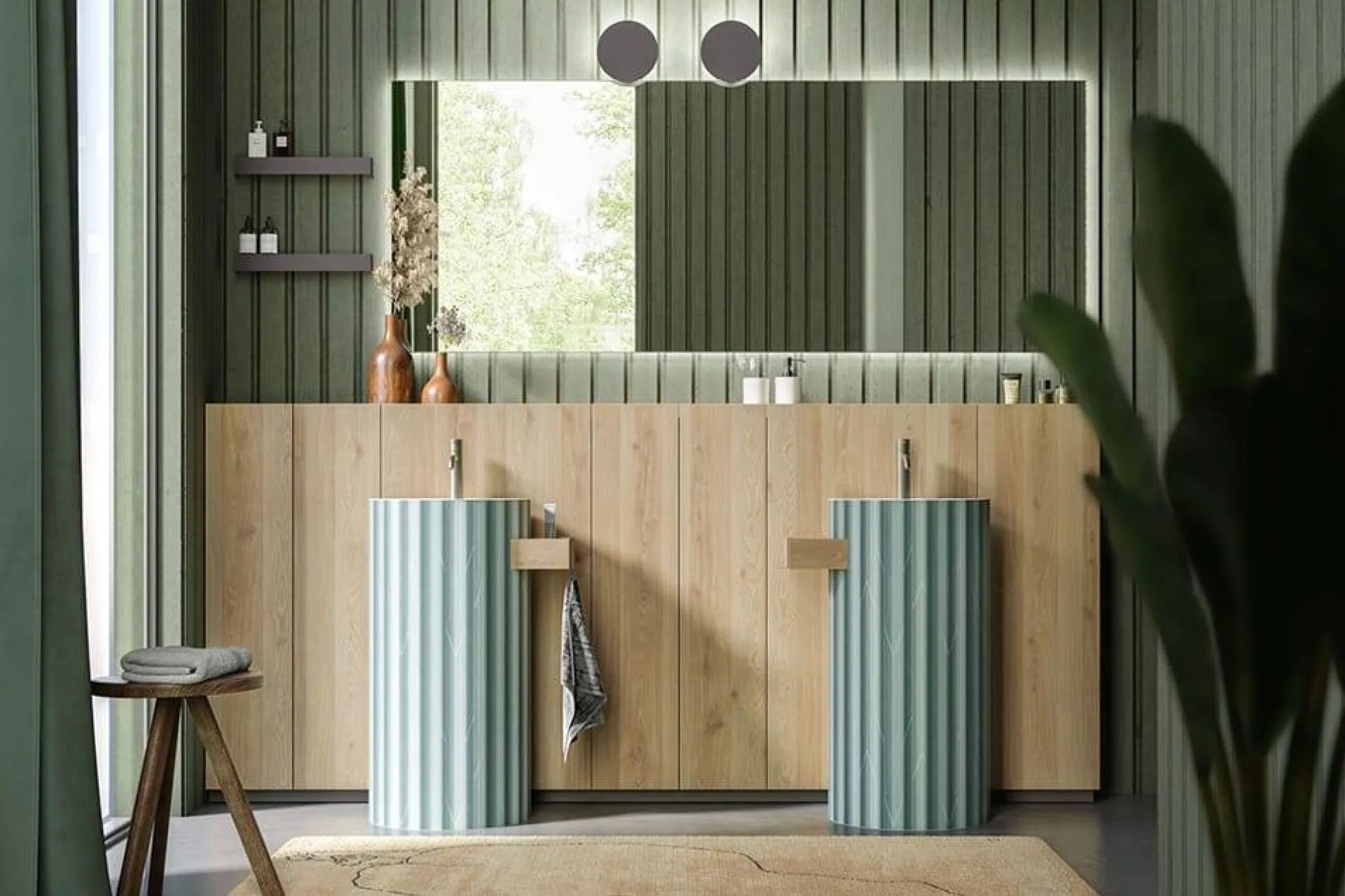 Exemple de salle de bain haut de gamme design à l'achat à Bandol dans le Var