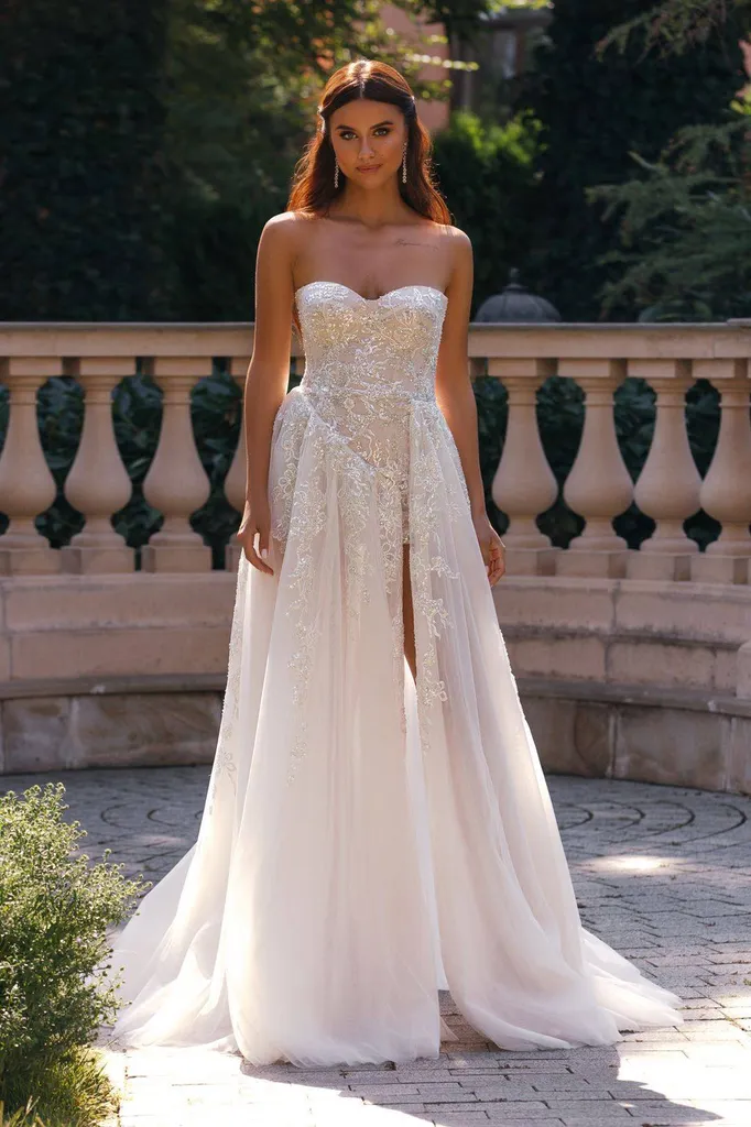 robe de mariée deux parties à Marseille 