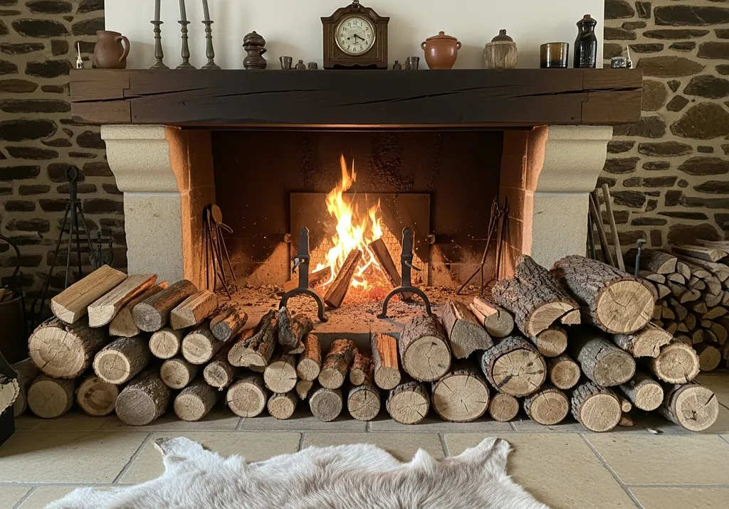 Bois de chauffage mélangé sec de 25 cm, 33 cm et 50 cm prêt à brûler en livraison autour de Fos-sur-Mer pour les grandes cheminées foyers