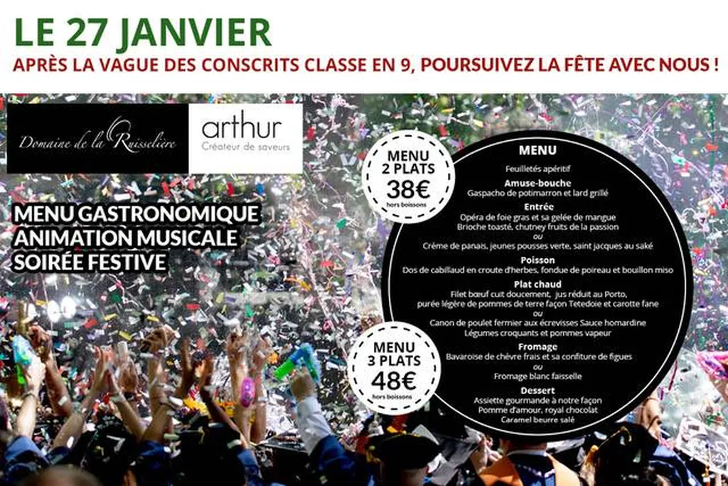 Je recherche un restaurant pour repas de conscrits villefranche-sur-saone